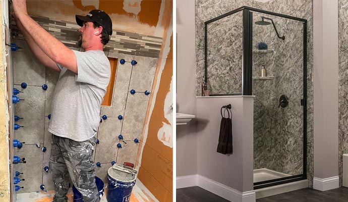 Shower Installation in Knoxville & Doyle | Luxury Bath