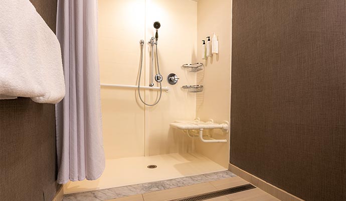 Roll-in Showers by Luxury Bath