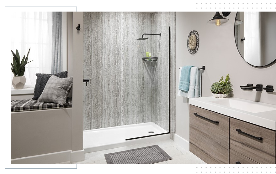 Roll-in Showers by Luxury Bath
